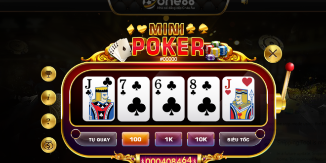 Điểm nổi bật của Mini Poker One88 mang đến cho người chơi